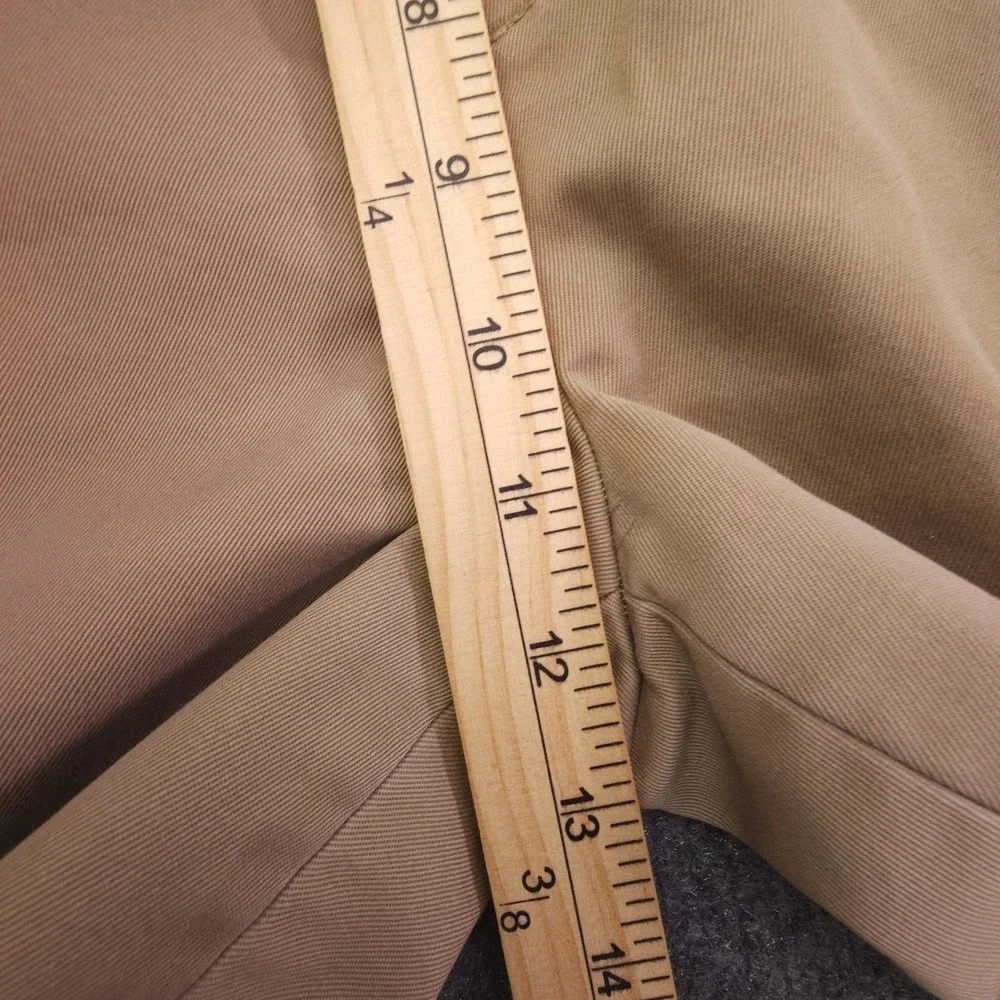 Jos. A. Bank Pants Mens 36x30 Beige Traveler Tailored Fit Flat Front 100% Cotton